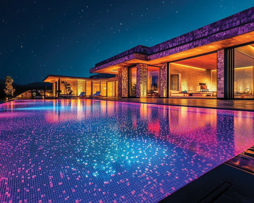 Đèn Hồ Bơi Sợi Quang: Bừng Sáng Không Gian, Ghi Dấu Thương Hiệu